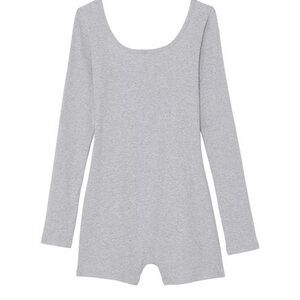 🐸PINK Victoria's Secret base cotton Ribbed long sleeve romper